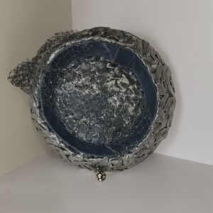 Adele Clairs Vintage Gray/ Silver   Hat with Netting